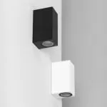 applique-murale-noire-double-spot-gu10-etanche-ip54