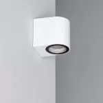 applique-murale-blanche-simple-spot-gu10-etanche-ip44