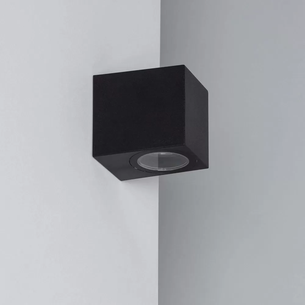 applique-murale-noire-simple-spot-gu10-etanche-ip44