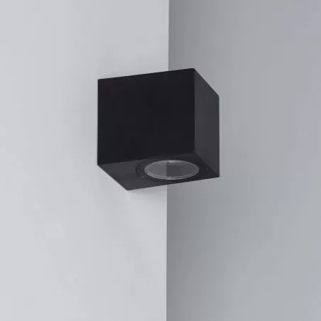 applique-murale-noire-simple-spot-gu10-etanche-ip44
