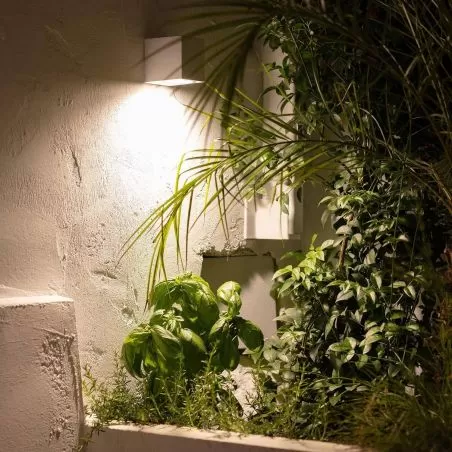 applique-murale-blanche-simple-spot-gu10-etanche-ip44