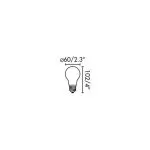 AMPOULE A60 MAT LED E27 8W 2700K 800Lm