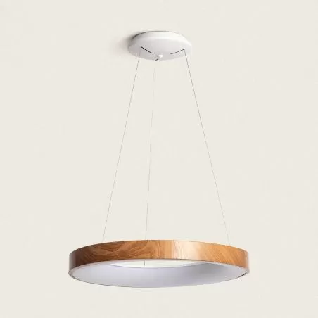 suspension-led-50w-cct-metal-metal-et-cercle-bois-65cm