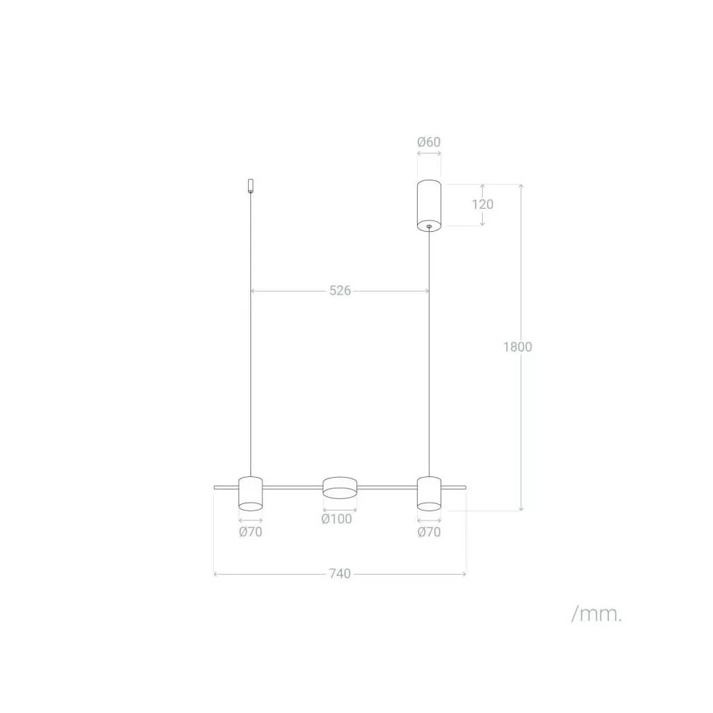 suspension-barre-led-14w-metal-dore-60cm-suspendu