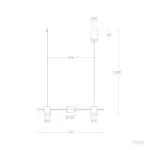 suspension-barre-led-14w-metal-dore-60cm-suspendu