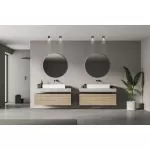 Plafonnier cylindre AQILO IP65 DSO-graphite gu10