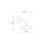 applique-led-10w-noire-disque-1300-lumens-blanc-chaud