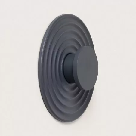 applique-exterieure-led-8w-ip54-950lm-rond-disque-deco-gris-ou-marrond