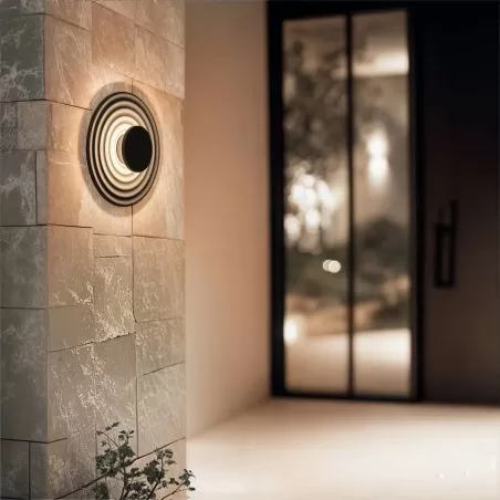 applique-exterieure-led-8w-ip54-950lm-rond-disque-deco-gris-ou-marrond