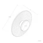applique-exterieure-led-8w-ip54-950lm-rond-disque-deco-gris-ou-marrond