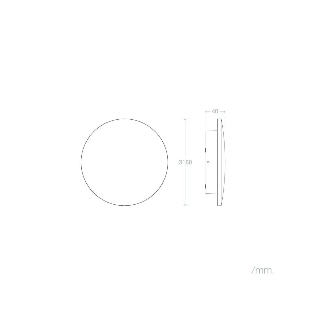 applique-exterieure-led-10w-cct-disque-18cm-eclipse-gris-ou-marron