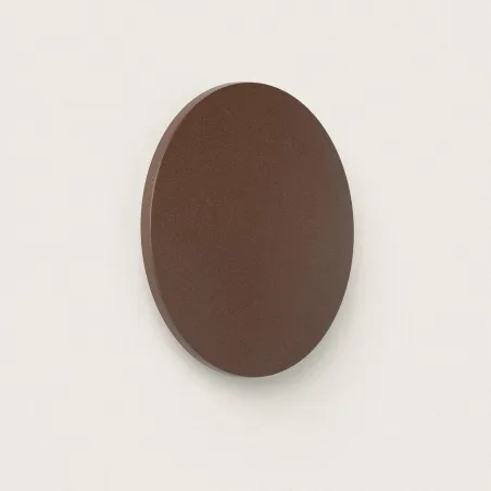applique-exterieure-led-10w-cct-disque-18cm-eclipse-gris-ou-marron