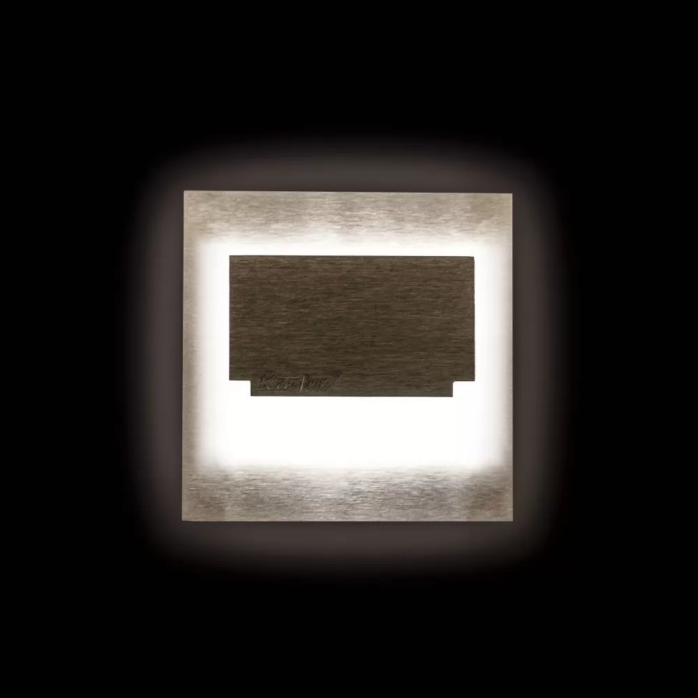 SABIK MINI LED carre noir-4000k 12v Encastré de balisage LED pour les escaliers