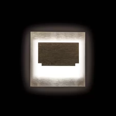 SABIK MINI LED carre noir-4000k 12v Encastré de balisage LED pour les escaliers