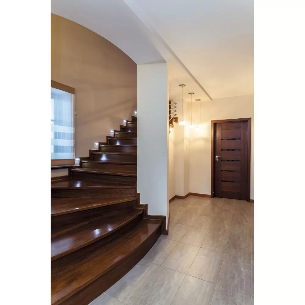 SABIK LED carré noir 12v-3000k Encastré de balisage LED pour les escaliers