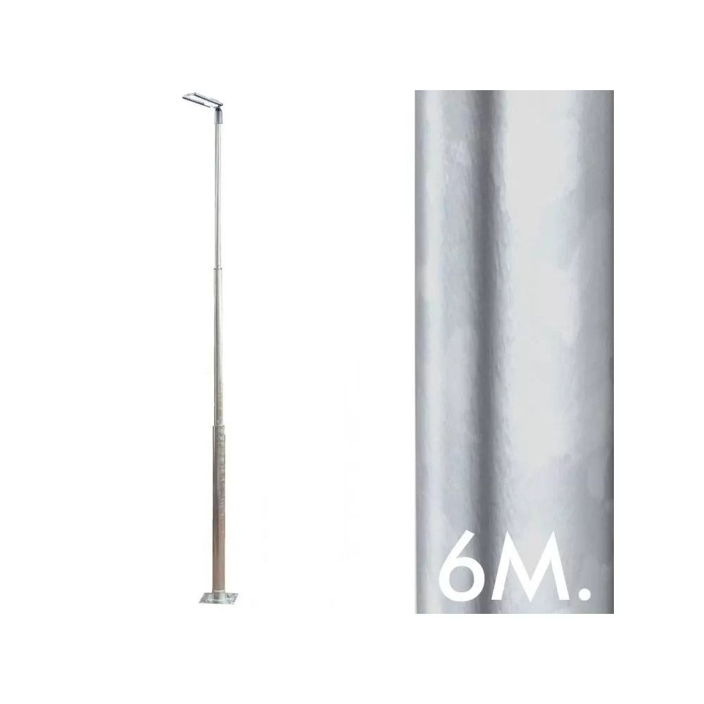 mat-poteau-6m-galva-pour-tete-eclairage-public-60mm