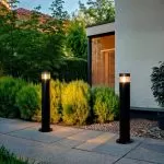 borne-potelet-exterieur-50cm-noir-6w-led-ip44