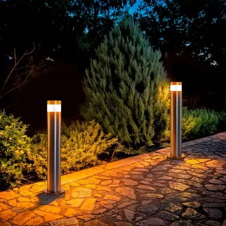 borne-potelet-exterieur-50cm-noir-6w-led-ip44