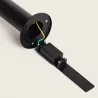 borne-potelet-de-jardin-noire-50cm-culot-e27-ip44-220v