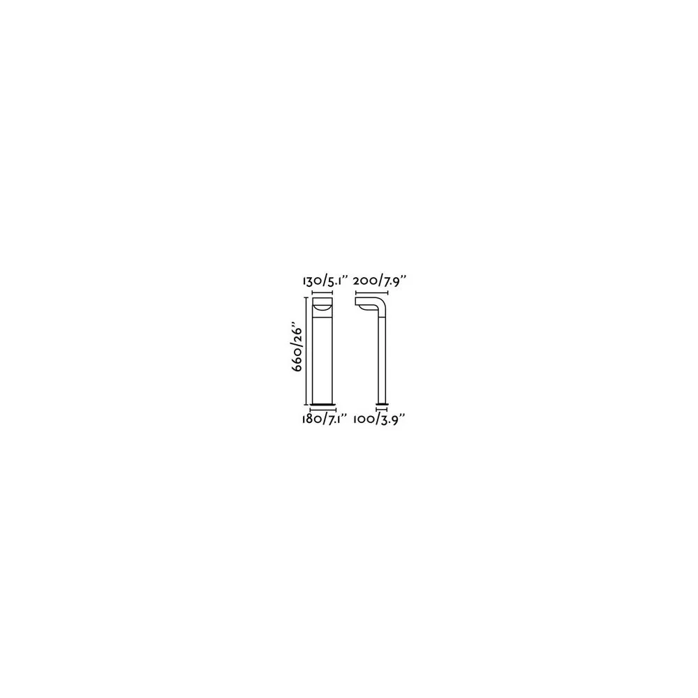 klamp-lampe-balise-gris-fonce-660mm