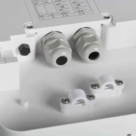 Plafonnier hublot carré détecteur BENO 12-18W CCT-L-SEW ip65