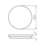 plafonnier-hublot-rond-detecteur-beno-12-18w-cct-o-sew