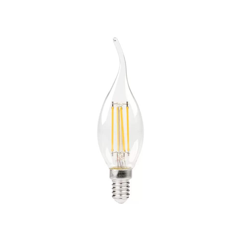 Ampoule led filament e14 forme flamme c35F-5.9w-806 lumens