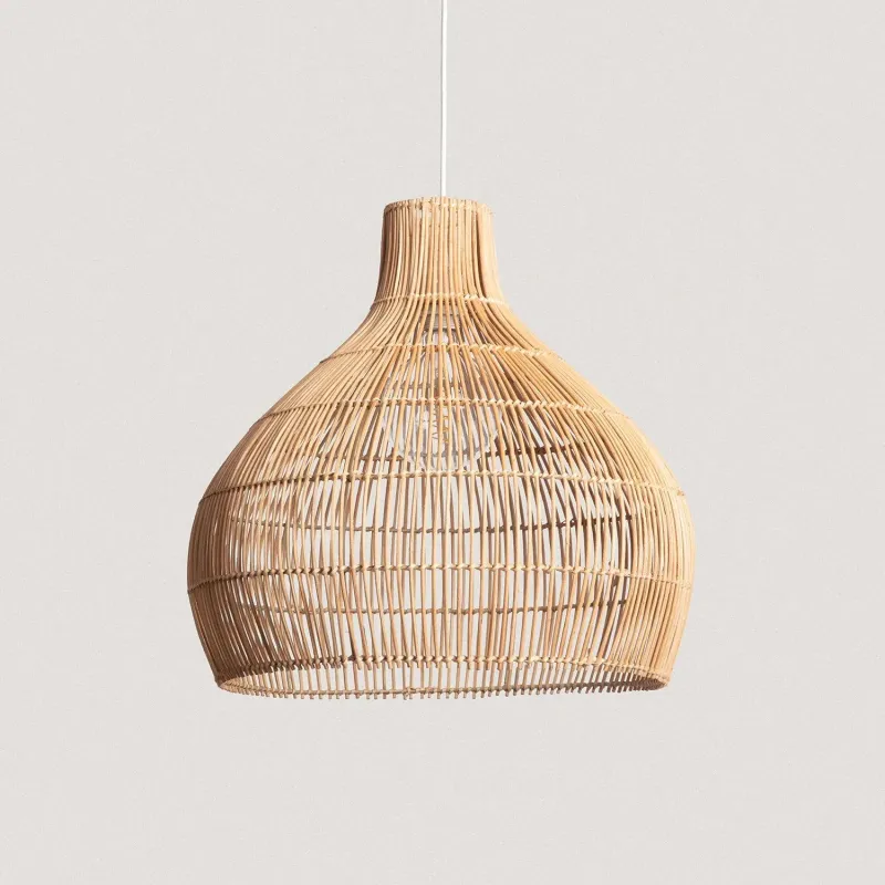 suspension-luminaire-rotin-suspendu-culot-e27-50cm