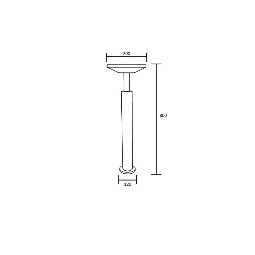 borne-potelet-barre-exterieur-led-ip65-80cm-blanc-ou-noir