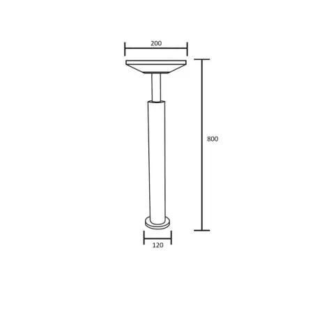 borne-potelet-barre-exterieur-led-ip65-80cm-blanc-ou-noir
