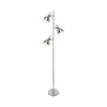 lampadaire lampe a poser 3 tetes orientable bois et acier-culot e14
