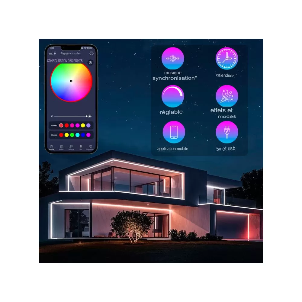 ruban-neon-smart-led-5m-rgbic-dynamique-ip67