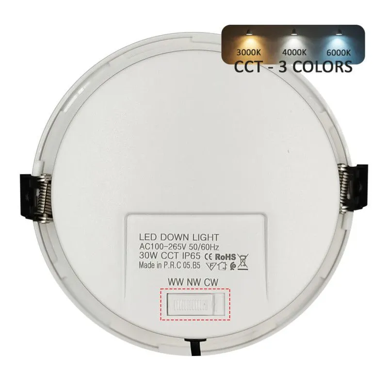 encastrable-led-60w-selectionneur-de-teintes-cct-irc92-ip65-coupe-205mm