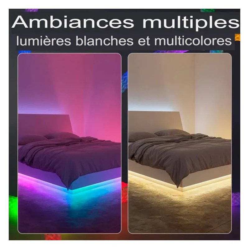 kit-ruban-led-24v-rgbic-cob-5-metres-controleur-led-spi-telecommande-alimentation