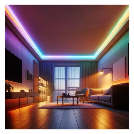kit-ruban-led-24v-rgbic-cob-5-metres-controleur-led-spi-telecommande-alimentation