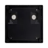 applique exterieur led rectangulaire noire 600lumens 17cm etanche ip65