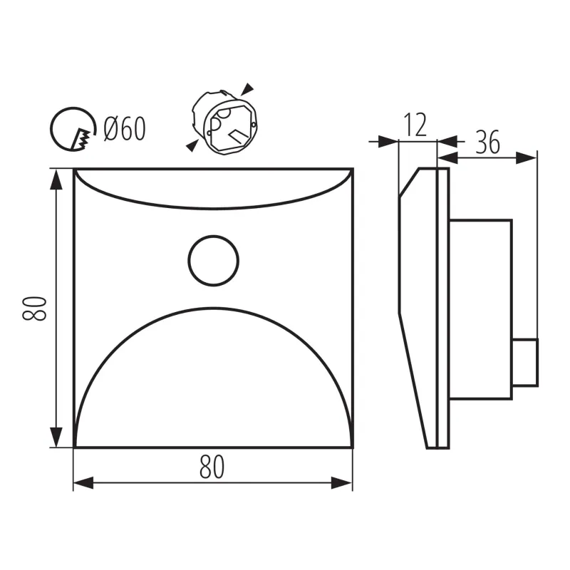 encastre-mure-led-detection-pour-marches-escalier-exin-led-pir