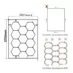 kit-led-rgb-nid-d-abeille-hexagonale-detailing-showroom-garage-exposition