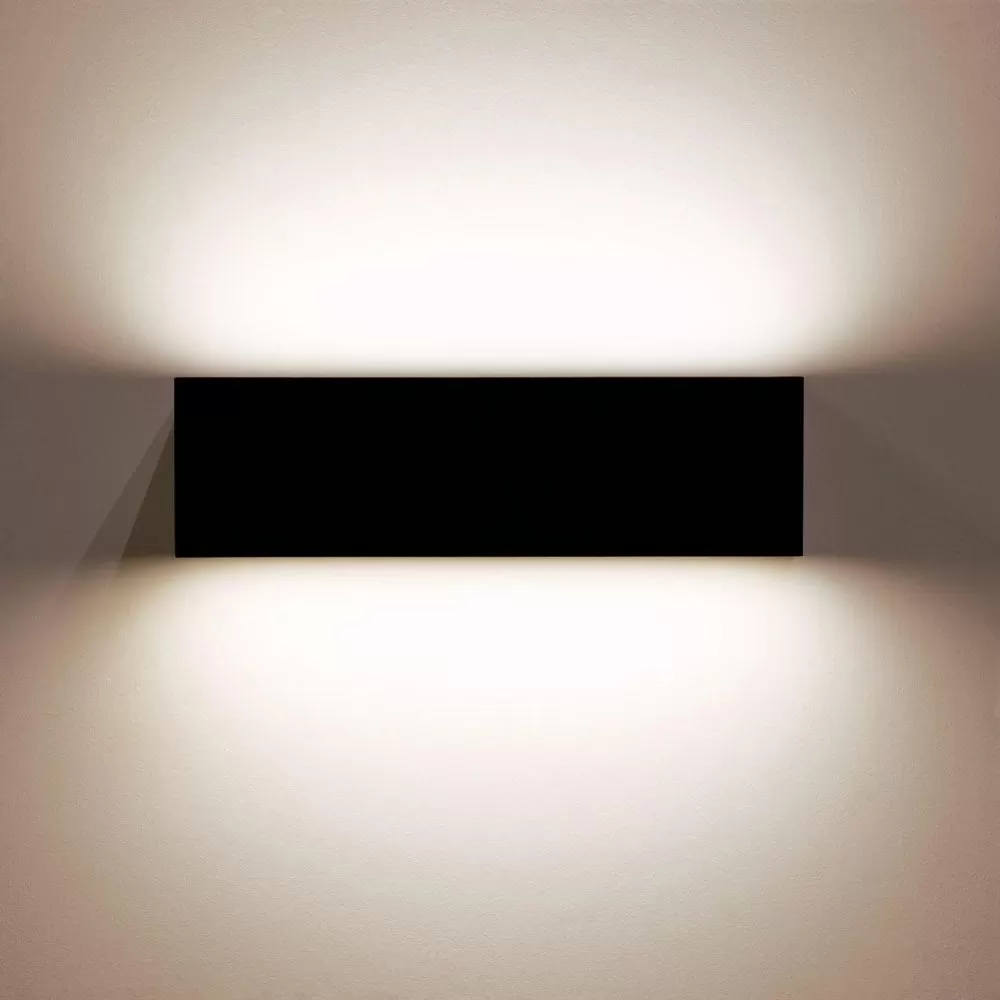 applique-murale-rectangulaire-noire-double-led-10w-ip65