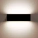 applique-murale-rectangulaire-noire-double-led-10w-ip65