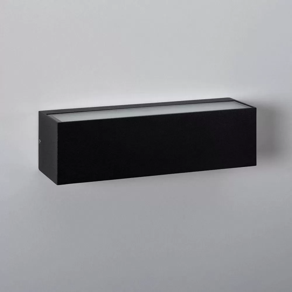 applique-murale-rectangulaire-noire-double-led-10w-ip65