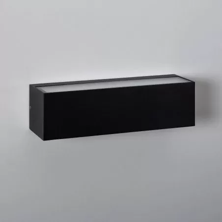 applique-murale-rectangulaire-noire-double-led-10w-ip65