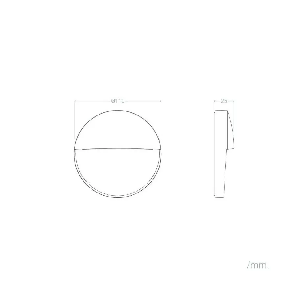 applique-balisage-exterieur-3w-led-cct-mural-rond-300-lumens-etanche-ip54