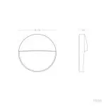 applique-balisage-exterieur-3w-led-cct-mural-rond-300-lumens-etanche-ip54
