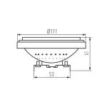 Ampoule IQ-LED AR111 13W-4000k-900lm-40°