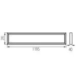Plafonnier LED saillie BLINGO U SR BLINGO U 34W SR 120NW