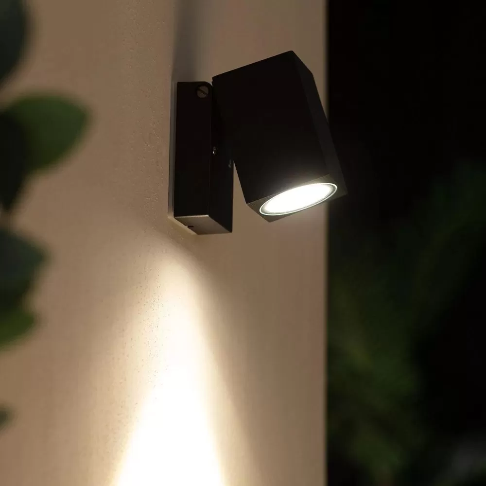 applique-murale-orientable-noire-spot-gu10-etanche-ip54