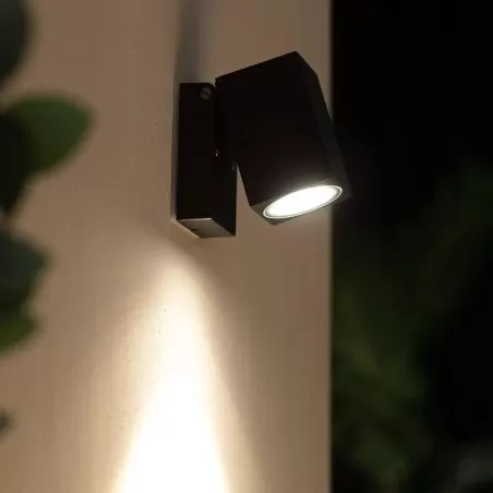 applique-murale-orientable-noire-spot-gu10-etanche-ip54