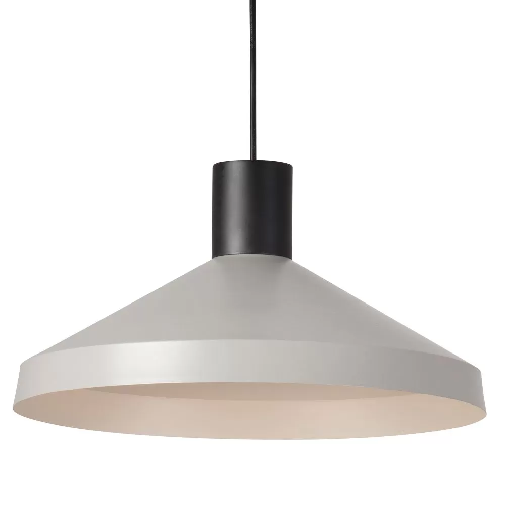 KOMBO LAMPE SUSPENSION GRIS ø400 1X E27 1L