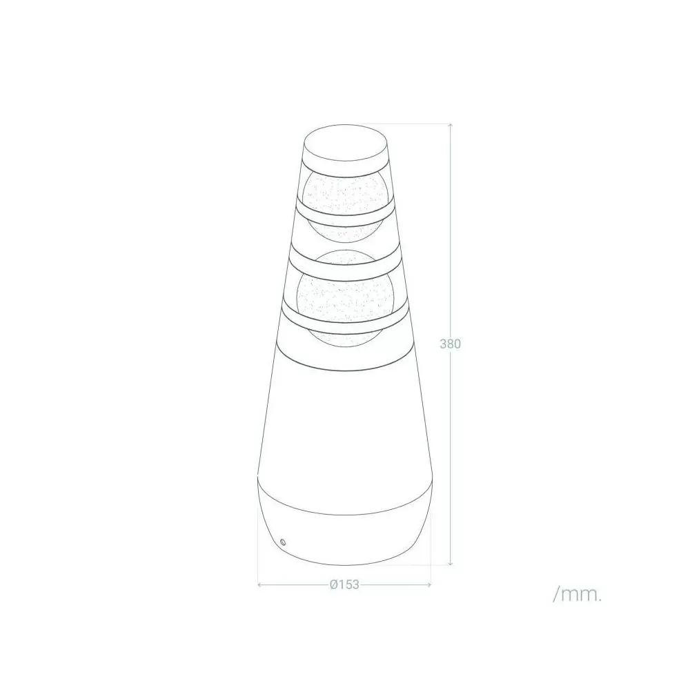 borne-exterieure-led-8w-40cm-600lm-blanc-chaud